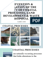 Prevention & Mitigation of The Impact of Coastal Processes, Land Development & Waste Disposal