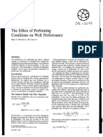 The Effect of Perforating Conditions On Well Performance