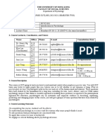 PSYC1001 Course Outline