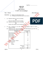 12BBA Sem.-Ii CC-109 Cost Accounting-2