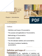 Applied Econometrics CHAPTER 1 (Autosaved)