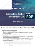 Interactive Brokers (IB) Webtrader Guide