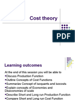 Cost Theory Handout MBA 2022