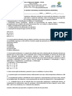 2 Avaliação Higiene e Segurança Alimentar 2023