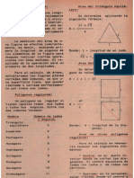 Dibujo Técnico - Área de Las Figuras Geométricas Planas (Polígonos)