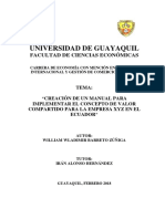 Trabajo Practico Creación de Un Manual para Implementar El Concepto Del Valor Compartido