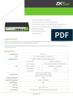 ZKTeco PE041 55 C Switch 4 Puertos PoE Ficha Tecnica Ingles