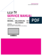 LCD TV 32lc5dc, 32lc50dc (Chassis La64a) Service Manual