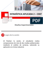 CE87 Semana4 Sesión1 Diseños Experimentales Dca