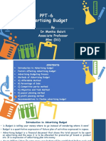 PPT-6 Advertising Budget