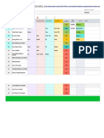 RACI Chart Template