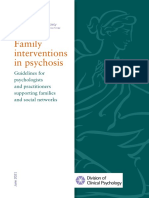 Family Interventions in Psychosis