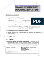 Cameroon AFRICA WEST P163881 CM Rural Electricity Access Project For Underserved Regions Procurement Plan