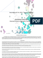 Programa Analitico