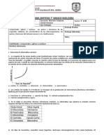 Prueba Celula Eucarionte, Microorganismos y Sistema Inmune