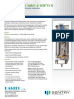 ssII - Panel Muestreo Automatico para Vapor Liquidos - Sentry Equipment