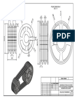 Plano Poleas Trapezoidales