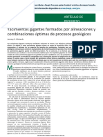 Giant Ore Deposits Formed by Optimal Alignments and Combinations of Geological Processes (2013) Es