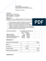 Evaluación Punto de Equilibrio