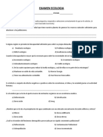 Examen Ecología Quiz