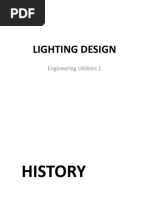 Lighting Design History