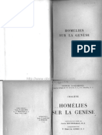 SC 7-Origène-Homélies Sur La Genèse