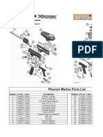 Tippmann Markers Parts List July 22