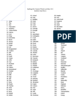 Spelling Bee Contest Words List Mayo2023