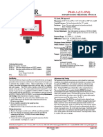 PS40-A (UL/FM) : Supervisory Pressure Switch