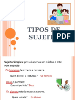 19-Aula 2 - Tipos de Sujeito - 8 Ano