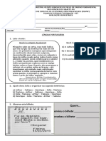 Provas Bimestrais 2º Bimestre (Reparado)