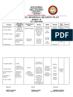 Individual Remedial Reading Plan