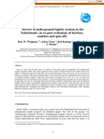 Review of Underground Logistic Systems in The Netherlands: An Ex-Post Evaluation of Barriers, Enablers and Spin-Offs