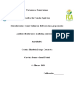 Análisis Del Entorno de Marketing y Microentorno - Cardeña Josue