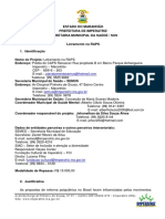 Projeto Técnico Letramento Na RAPS