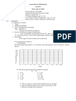 Cot LESSON PLAN MATH 5