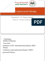 Renal Replacment Thearpy