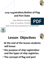 3 - Registration Notion of Flag and Port State