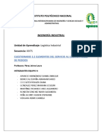 Cuestionario Elementos Del Servicio Al Cliente y Ciclo de Pedidos