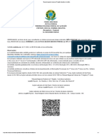 Certidão Justiça Federal