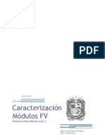 Caracterización Módulo FV