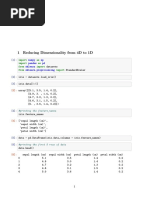 1 Reducing Dimensionality From 4D To 1D: Numpy NP Pandas PD Sklearn Sklearn - Preprocessing