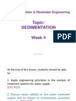 Ecw567-Wastewater Sedimentation