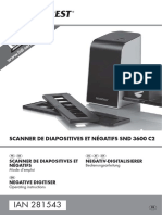 Ian Scanner de Diapositives Et Négatifs SND 3600 C2 Scanner de Diapositives Et Négatifs Negativ-Digitalisierer Negative Digitiser