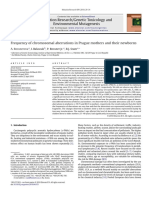 Frequency of Chromosomal Aberrations in Prague Mothers and Their Newborns