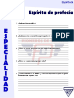 Especialidad Espiritu de Profecía 2023