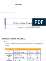 Lecture 5 Representing Numerical Data