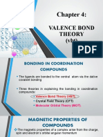 Chapter 4 - Valence Bond Theory