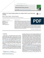 Influence of Various Hydrocolloids On Cottage Cheese Cream Dressing