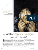 Ariel Alvarez Valdés (2009) - ¿Cuál Fue El Primer Milagro Que Hizo Jesús - Revista Mensaje 58.584, Pp. 18-21